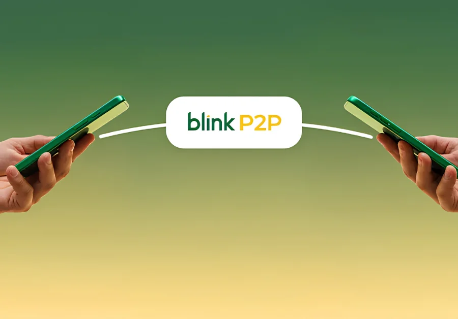 two phones blink p2p