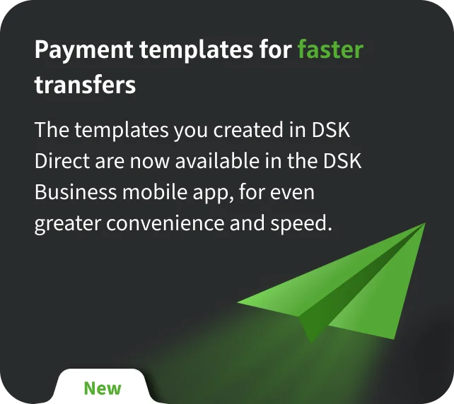 Create a payment template