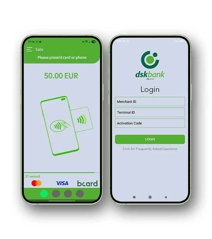 POS terminal from DSK Bank