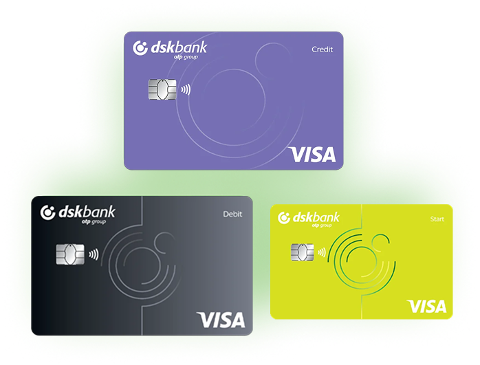 Банкови карти от Банка ДСК