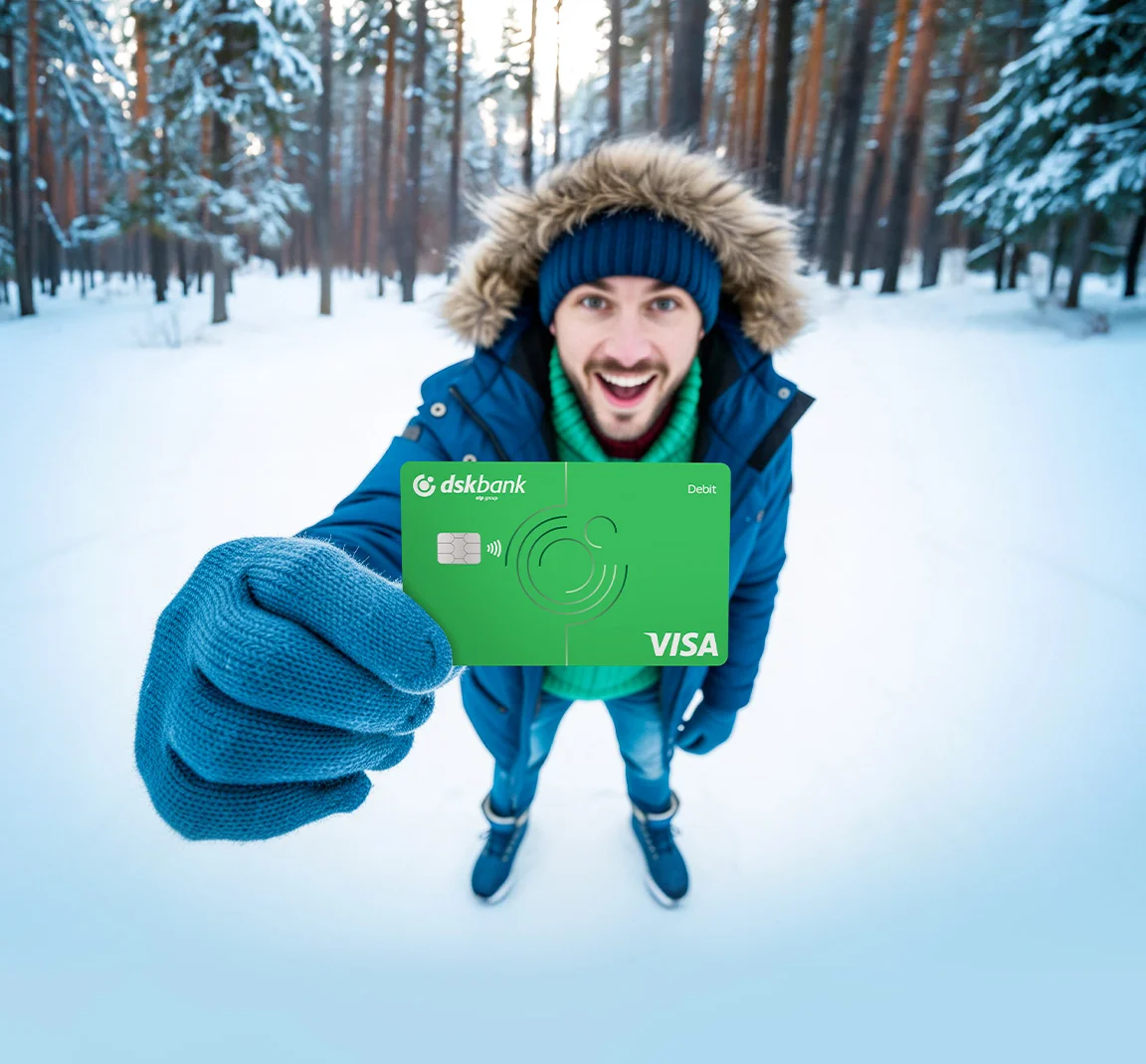 Вземи дебитна карта от Банка ДСК