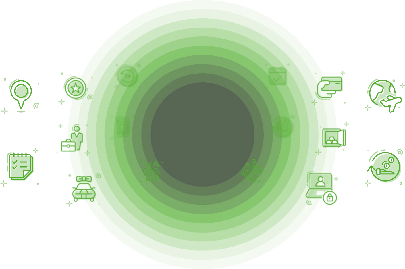 Green background
