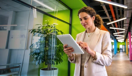 Woman in a business suit