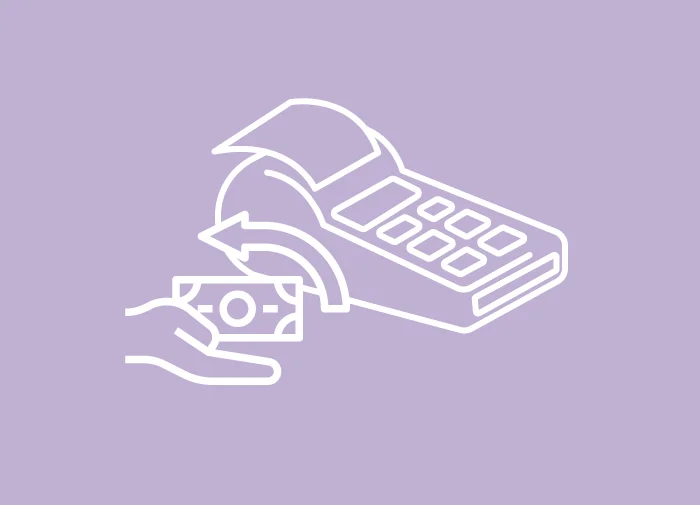 Работа с ПОС терминал