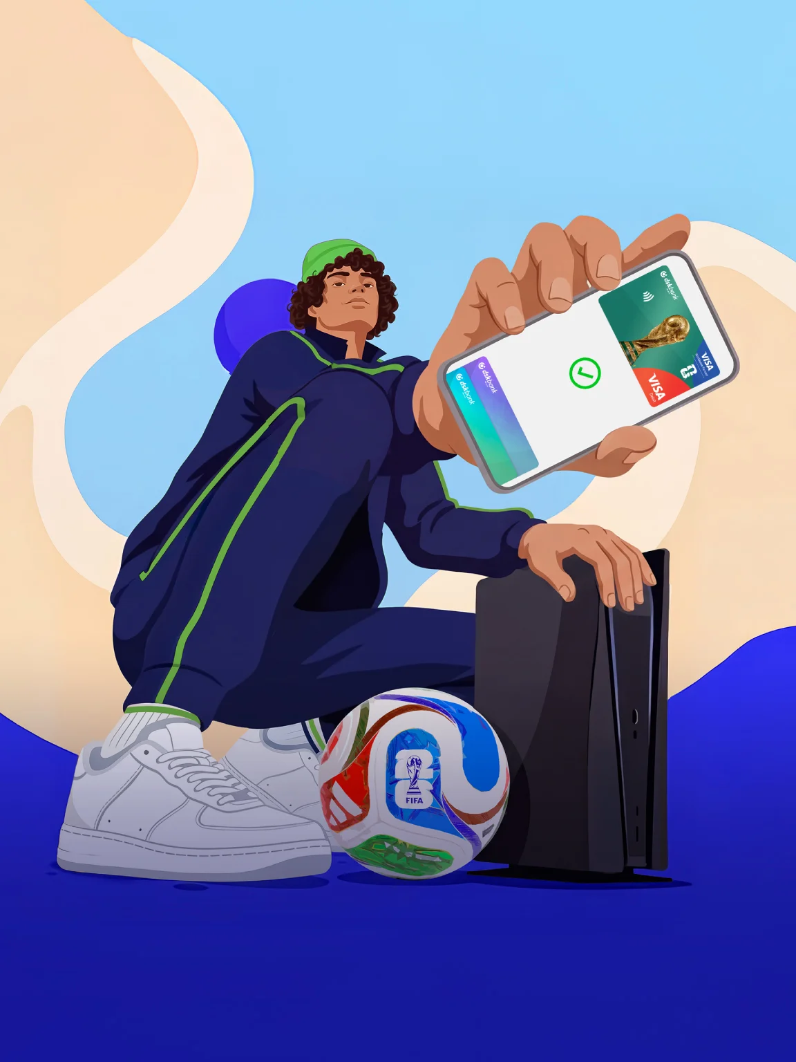 Момче с карта и телефон