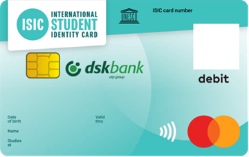 DSK ISIC студентска карта банка дск