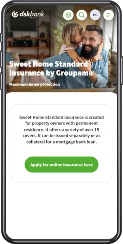 Sweet Home Standard Online by DSK Bank and Groupama