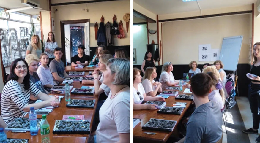 ДСК Помага украйнски бежанци курс по български език